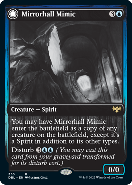 Mirrorhall Mimic // Ghastly Mimicry [Innistrad: Double Feature] | Jomio and Rueliete's Cards and Comics