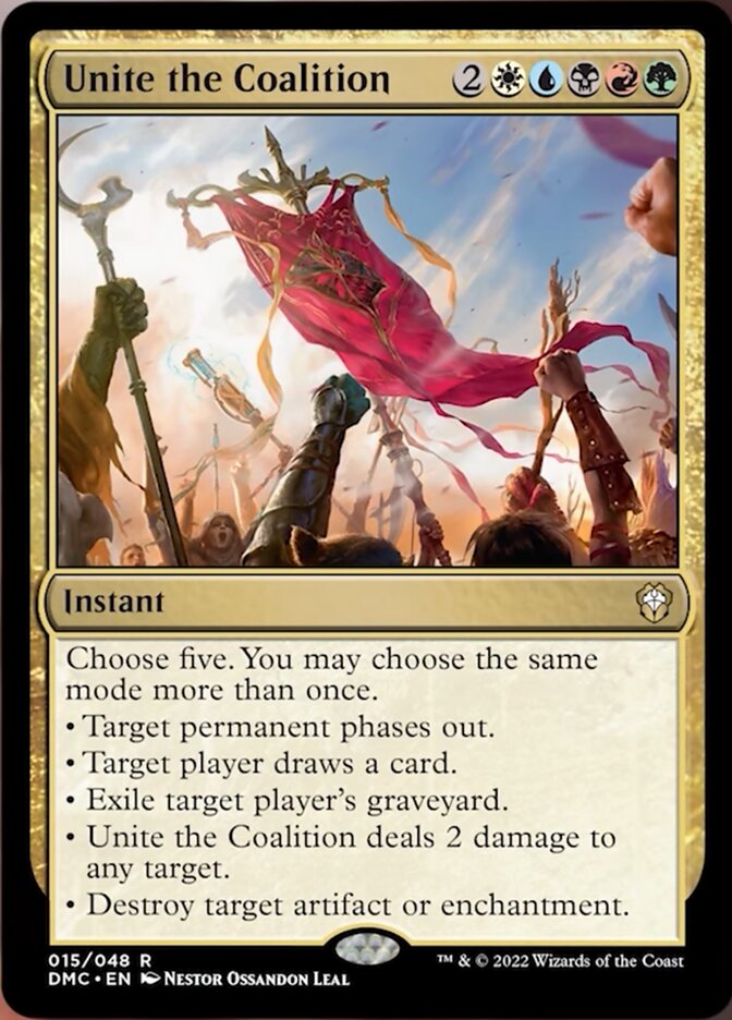 Unite the Coalition [Dominaria United Commander] | Jomio and Rueliete's Cards and Comics