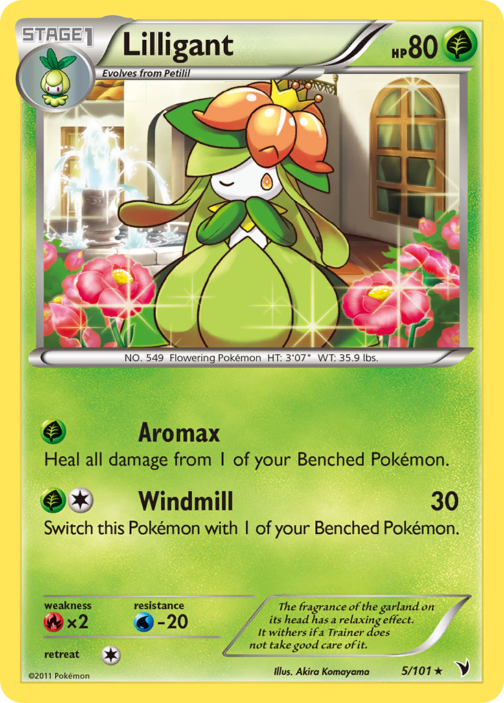 Lilligant (5/101) [Black & White: Noble Victories] | Jomio and Rueliete's Cards and Comics