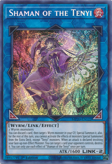 Shaman of the Tenyi [MP20-EN122] Prismatic Secret Rare | Jomio and Rueliete's Cards and Comics