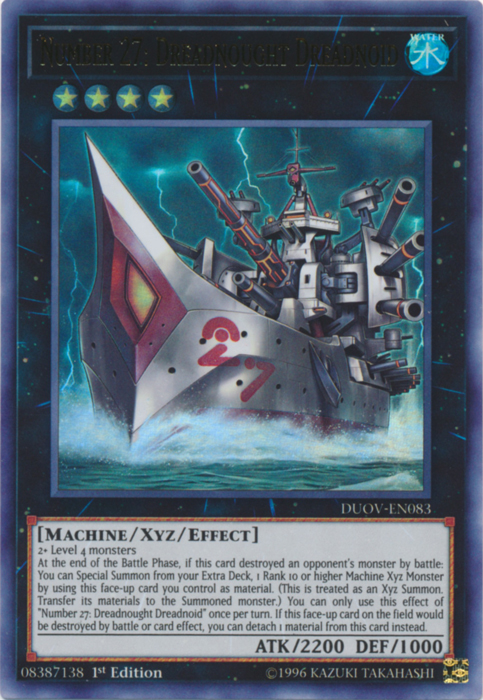 Number 27: Dreadnought Dreadnoid [DUOV-EN083] Ultra Rare | Jomio and Rueliete's Cards and Comics