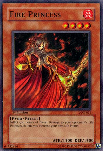 Fire Princess [LON-034] Super Rare | Jomio and Rueliete's Cards and Comics