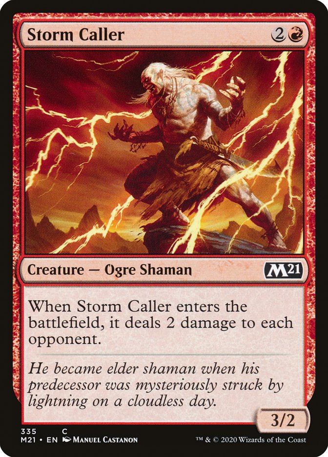 Storm Caller [Core Set 2021] | Jomio and Rueliete's Cards and Comics