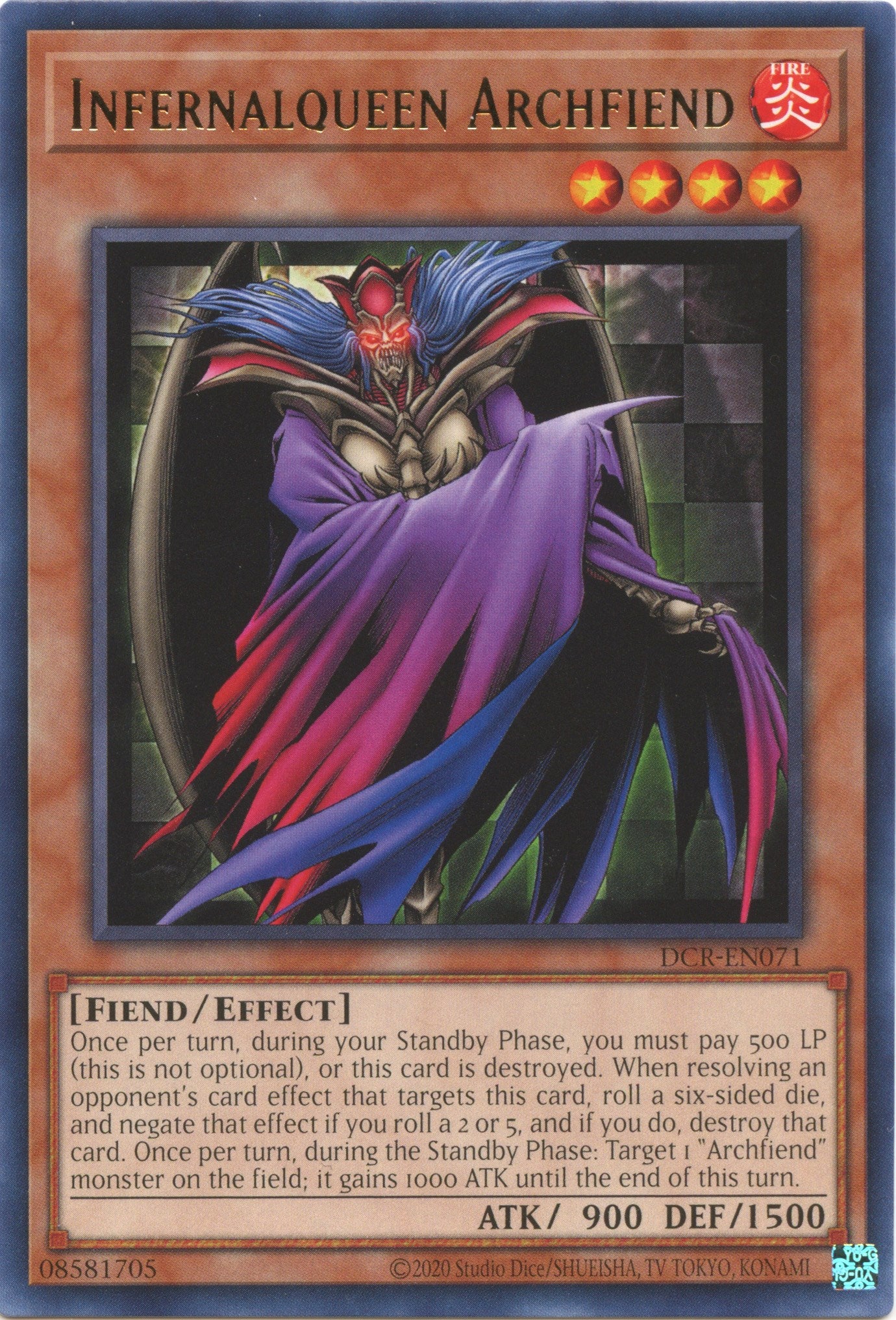 Infernalqueen Archfiend (25th Anniversary) [DCR-EN071] Rare | Jomio and Rueliete's Cards and Comics