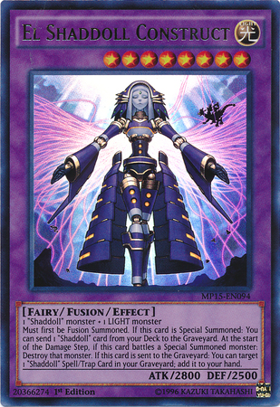 El Shaddoll Construct [MP15-EN094] Ultra Rare | Jomio and Rueliete's Cards and Comics