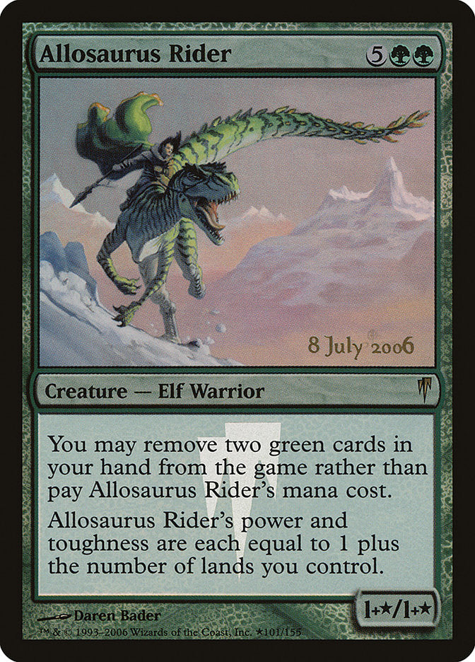 Allosaurus Rider [Coldsnap Promos] | Jomio and Rueliete's Cards and Comics