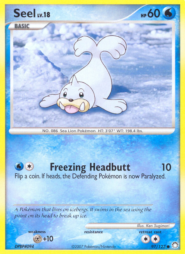 Seel (97/123) [Diamond & Pearl: Mysterious Treasures] | Jomio and Rueliete's Cards and Comics