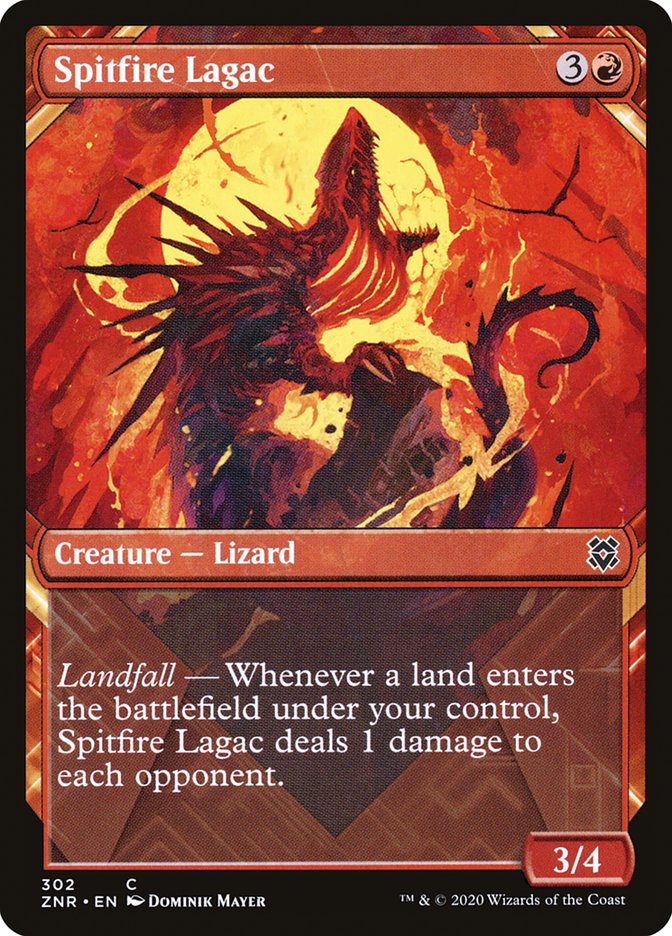 Spitfire Lagac (Showcase) [Zendikar Rising] | Jomio and Rueliete's Cards and Comics