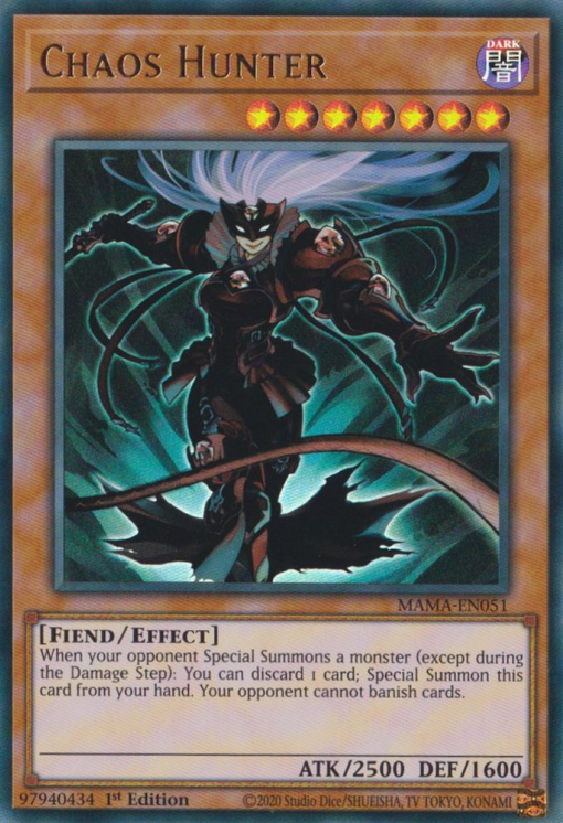 Chaos Hunter [MAMA-EN051] Ultra Rare | Jomio and Rueliete's Cards and Comics