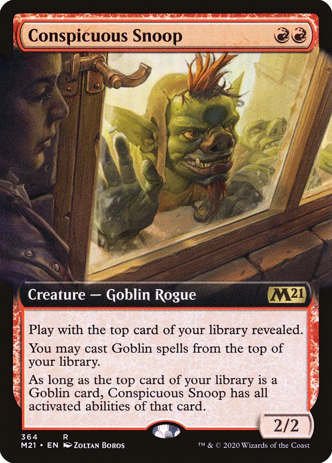 Conspicuous Snoop (Extended Art) [Core Set 2021] | Jomio and Rueliete's Cards and Comics