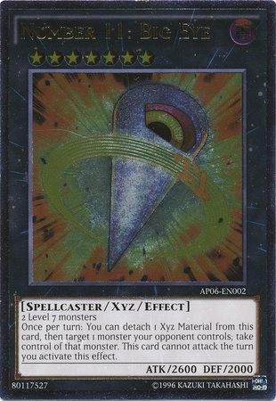 Number 11: Big Eye [AP06-EN002] Ultimate Rare | Jomio and Rueliete's Cards and Comics