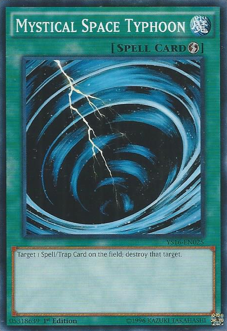 Mystical Space Typhoon [YS16-EN025] Common | Jomio and Rueliete's Cards and Comics