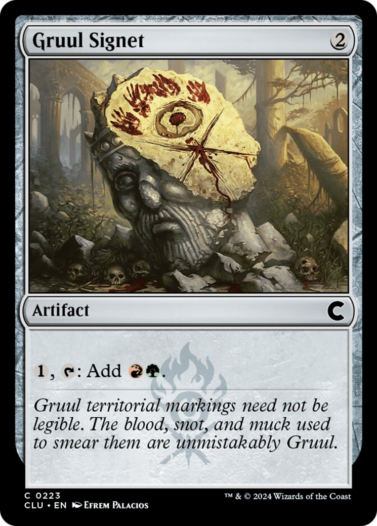 Gruul Signet [Ravnica: Clue Edition] | Jomio and Rueliete's Cards and Comics