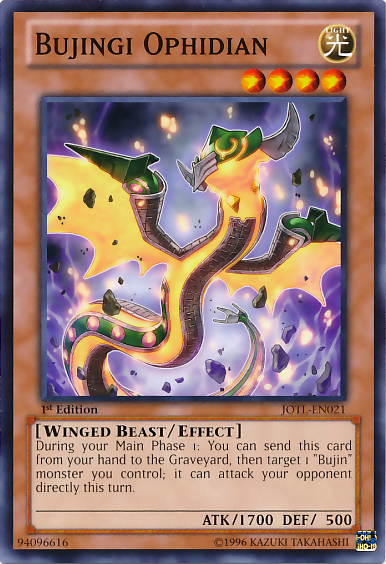 Bujingi Ophidian [JOTL-EN021] Common | Jomio and Rueliete's Cards and Comics