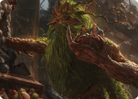 Treebeard, Gracious Host Art Card [The Lord of the Rings: Tales of Middle-earth Art Series] | Jomio and Rueliete's Cards and Comics