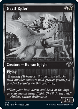 Gryff Rider [Innistrad: Double Feature] | Jomio and Rueliete's Cards and Comics