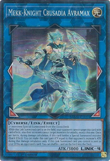 Mekk-Knight Crusadia Avramax [MAZE-EN054] Collector's Rare | Jomio and Rueliete's Cards and Comics