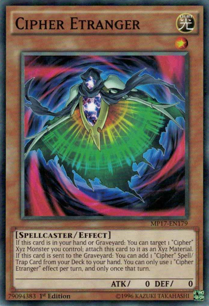 Cipher Etranger [MP17-EN179] Common | Jomio and Rueliete's Cards and Comics