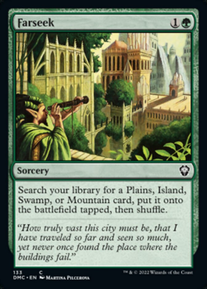 Farseek [Dominaria United Commander] | Jomio and Rueliete's Cards and Comics