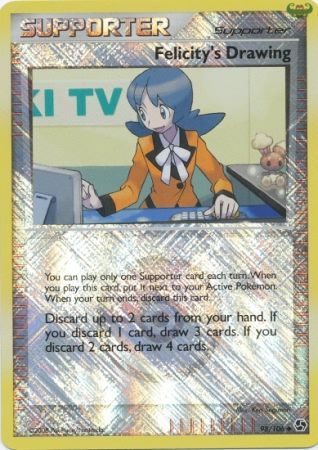 Felicity's Drawing (98/106) (League Promo) [Diamond & Pearl: Great Encounters] | Jomio and Rueliete's Cards and Comics