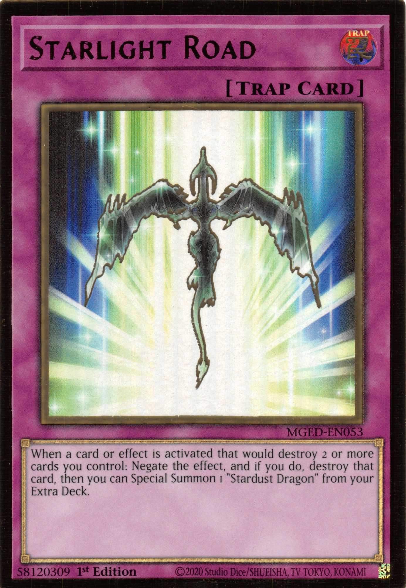 Starlight Road [MGED-EN053] Gold Rare | Jomio and Rueliete's Cards and Comics