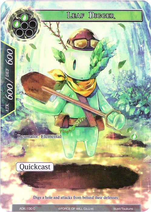 Leaf Digger (Full Art) (ADK-100) [Advent of the Demon King] | Jomio and Rueliete's Cards and Comics