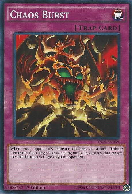 Chaos Burst [YS16-EN039] Common | Jomio and Rueliete's Cards and Comics