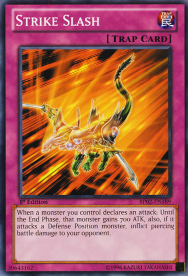 Strike Slash [BP02-EN189] Mosaic Rare | Jomio and Rueliete's Cards and Comics