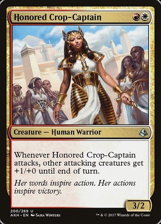 Honored Crop-Captain [Amonkhet] | Jomio and Rueliete's Cards and Comics