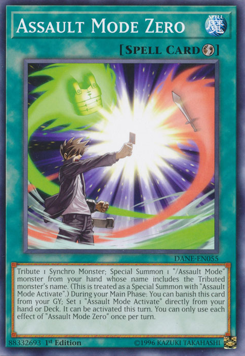 Assault Mode Zero [DANE-EN055] Common | Jomio and Rueliete's Cards and Comics