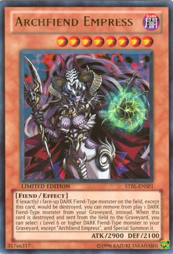 Archfiend Empress [STBL-ENSP1] Ultra Rare | Jomio and Rueliete's Cards and Comics