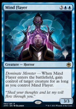 Mind Flayer (Promo Pack) [Dungeons & Dragons: Adventures in the Forgotten Realms Promos] | Jomio and Rueliete's Cards and Comics