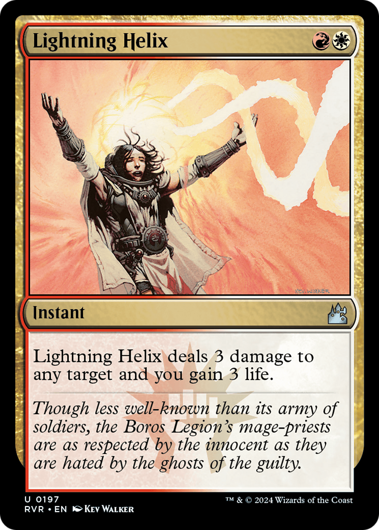 Lightning Helix [Ravnica Remastered] | Jomio and Rueliete's Cards and Comics