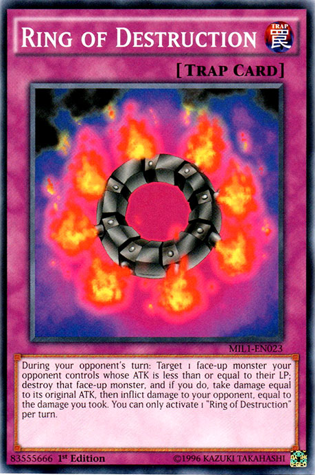 Ring of Destruction [MIL1-EN023] Common | Jomio and Rueliete's Cards and Comics