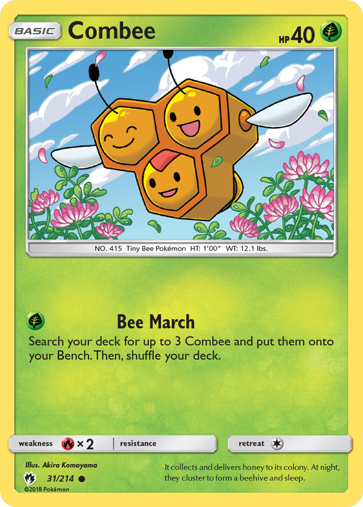 Combee (31/214) [Sun & Moon: Lost Thunder] | Jomio and Rueliete's Cards and Comics
