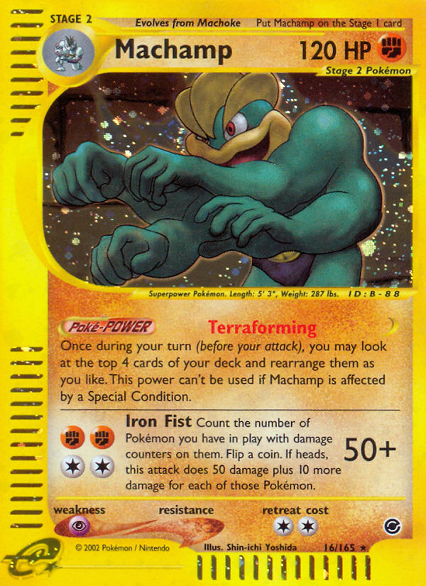 Machamp (16/165) [Expedition: Base Set] | Jomio and Rueliete's Cards and Comics