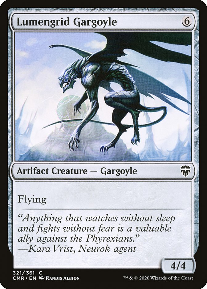 Lumengrid Gargoyle [Commander Legends] | Jomio and Rueliete's Cards and Comics