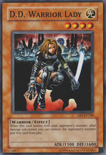 D.D. Warrior Lady [DR1-EN189] Super Rare | Jomio and Rueliete's Cards and Comics