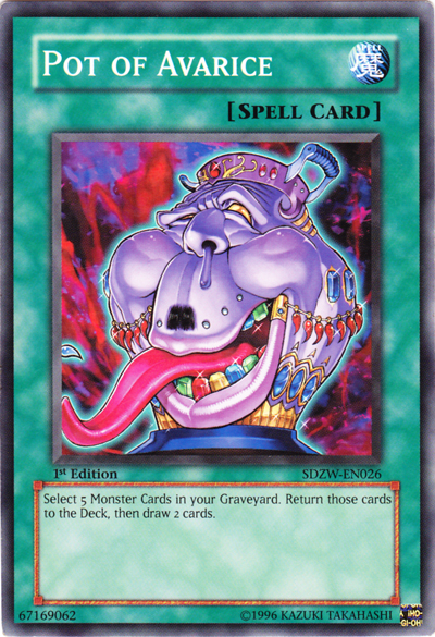 Pot of Avarice [SDZW-EN026] Common | Jomio and Rueliete's Cards and Comics