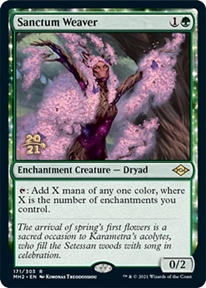 Sanctum Weaver [Modern Horizons 2 Prerelease Promos] | Jomio and Rueliete's Cards and Comics