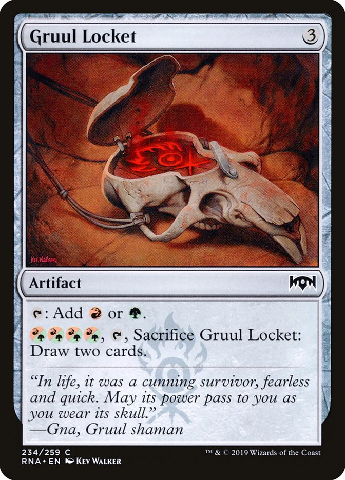 Gruul Locket [Ravnica Allegiance] | Jomio and Rueliete's Cards and Comics