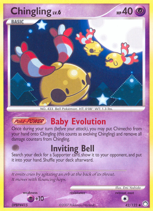 Chingling (42/123) [Diamond & Pearl: Mysterious Treasures] | Jomio and Rueliete's Cards and Comics