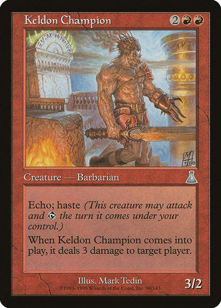 Keldon Champion [Urza's Destiny] | Jomio and Rueliete's Cards and Comics