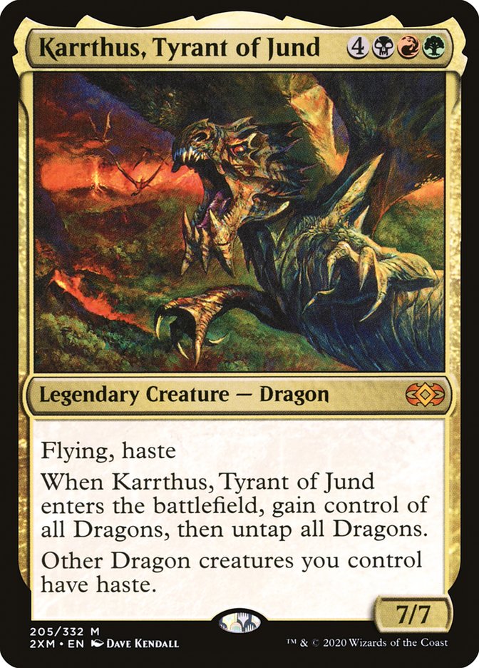 Karrthus, Tyrant of Jund [Double Masters] | Jomio and Rueliete's Cards and Comics
