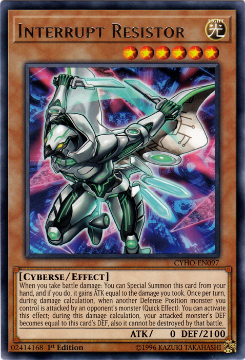 Interrupt Resistor [CYHO-EN097] Rare | Jomio and Rueliete's Cards and Comics