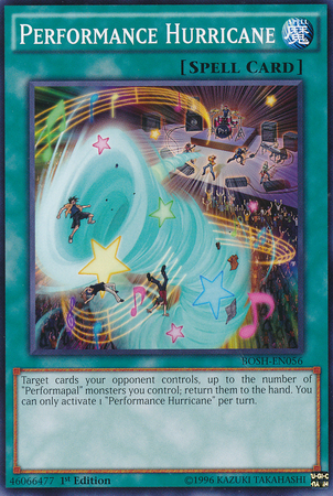 Performance Hurricane [BOSH-EN056] Common | Jomio and Rueliete's Cards and Comics