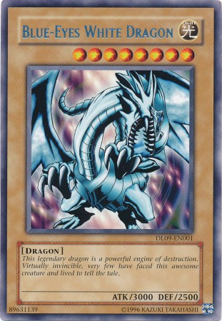 Blue-Eyes White Dragon (Silver) [DL09-EN001] Rare | Jomio and Rueliete's Cards and Comics