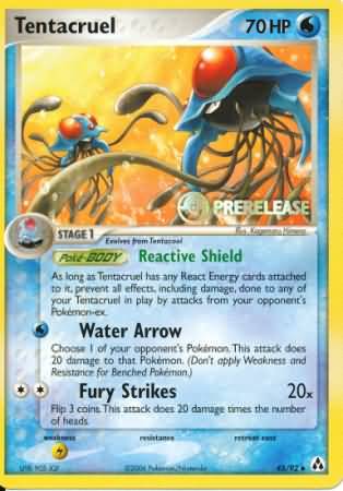Tentacruel (45/92) (Prerelease Promo) [Nintendo: Black Star Promos] | Jomio and Rueliete's Cards and Comics
