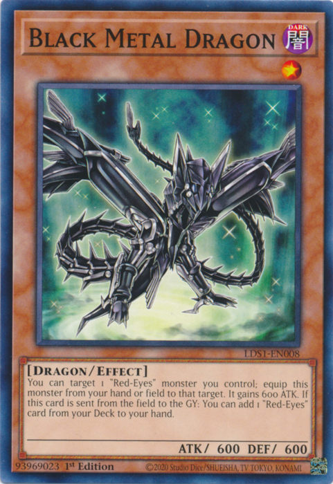 Black Metal Dragon [LDS1-EN008] Common | Jomio and Rueliete's Cards and Comics