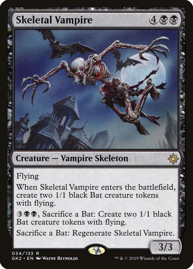 Skeletal Vampire [Ravnica Allegiance Guild Kit] | Jomio and Rueliete's Cards and Comics